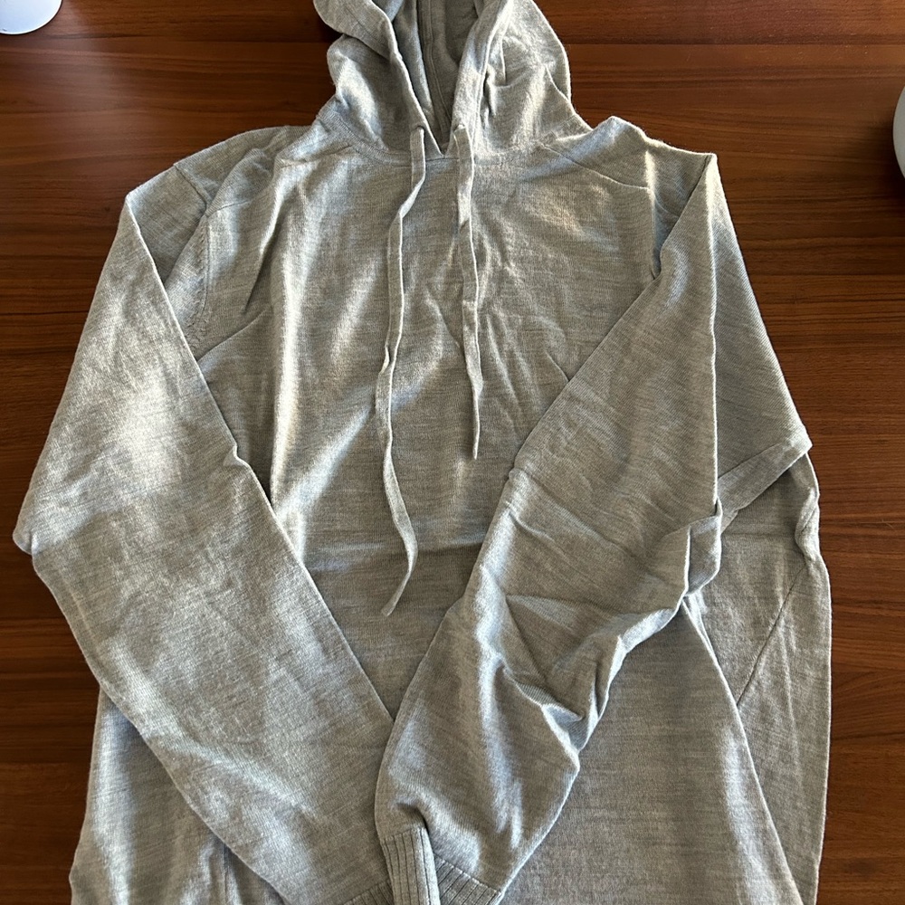 Smartwool Light Gray Knit Hoodie